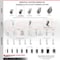 Service Caster 2 Inch Thermoplastic Wheel 1-3/4 Inch Expanding Stem Caster Set with 2 Brakes SCC-EX05S210-TPRS-134-2-SLB-2 - alternate 2